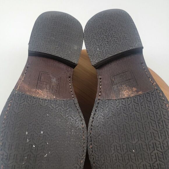 Frye Brown Leather Dress Shoes Cap Toe Oxford Derby Lace Up Men's Size 12 - Picture 14 of 16